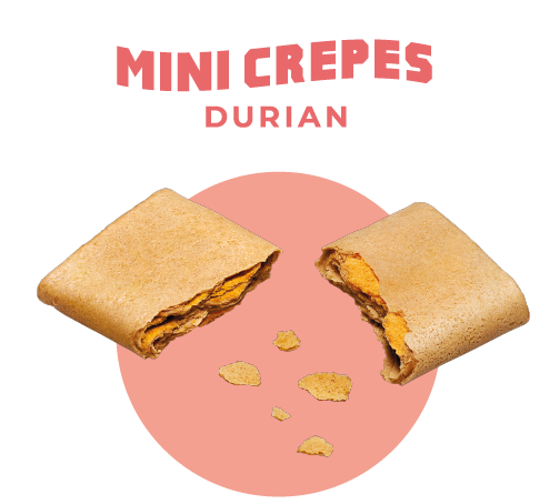 Mini Crepes Durian